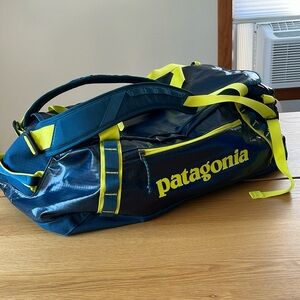 Patagonia 55L black hole duffel